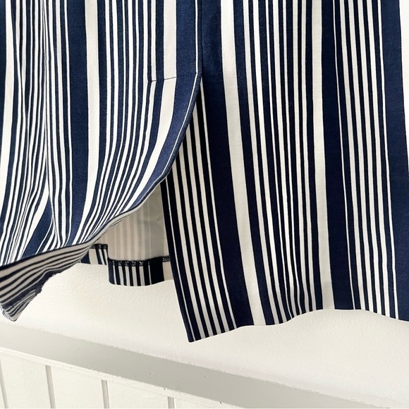 Sejour Navy & White Striped Pencil Skirt Size 3X - Picture 4 of 7